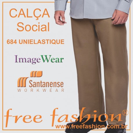 684 UNIELASTIQUE CALÇA PROFFICIONAL MASCULINA & FEMININA