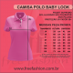 01-C BL CAMISA GOLA POLO BABY LOOK COR BRANCA