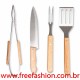 12462B Kit Churrasco 4 Peças