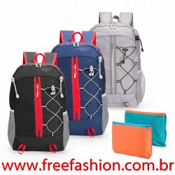 01334 Mochila Dobrável Poliéster 20 Litros