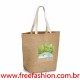92828 TIZZY. Sacola 100% juta (360 g/m²) com laminado no interior