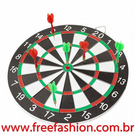09069 Jogo de Dardos com Alvo Dupla Face