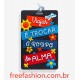 0002 TAG PARA MALAS EMBORRACHADO