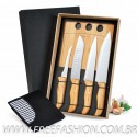 KIT CHURRASCO LINHA BAMBU ECOLÓGICA