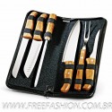 KIT CHURRASCO LINHA BAMBU ECOLÓGICA