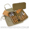 KIT CHURRASCO LINHA BAMBU ECOLÓGICA