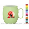 CANECA DE ALUMÍNIO COLORIDA SEM IMPRESSÃO